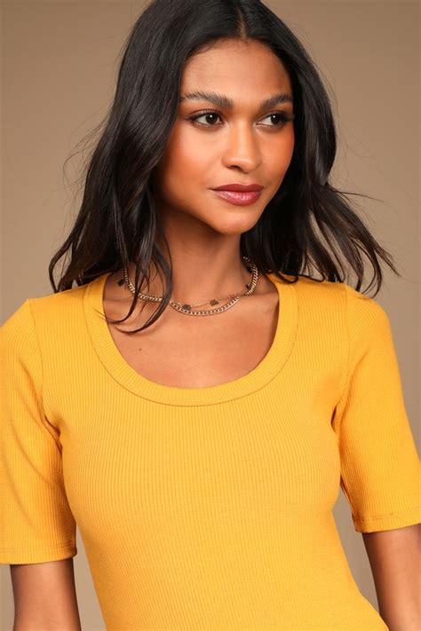 mustard yellow bodysuit